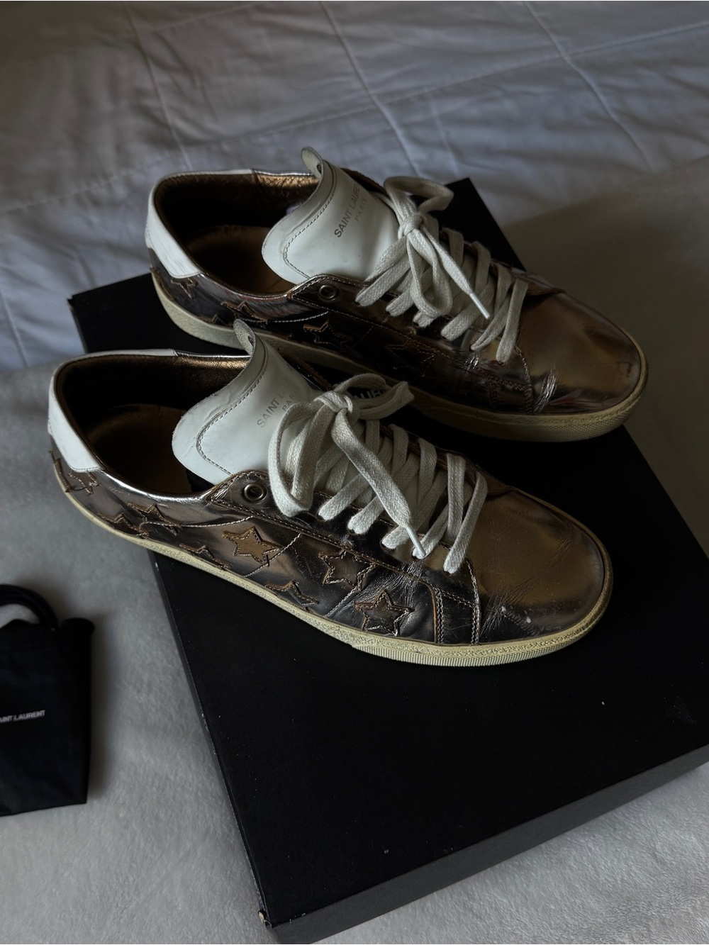 Saint Laurent Men’s Court Classic Sneaker